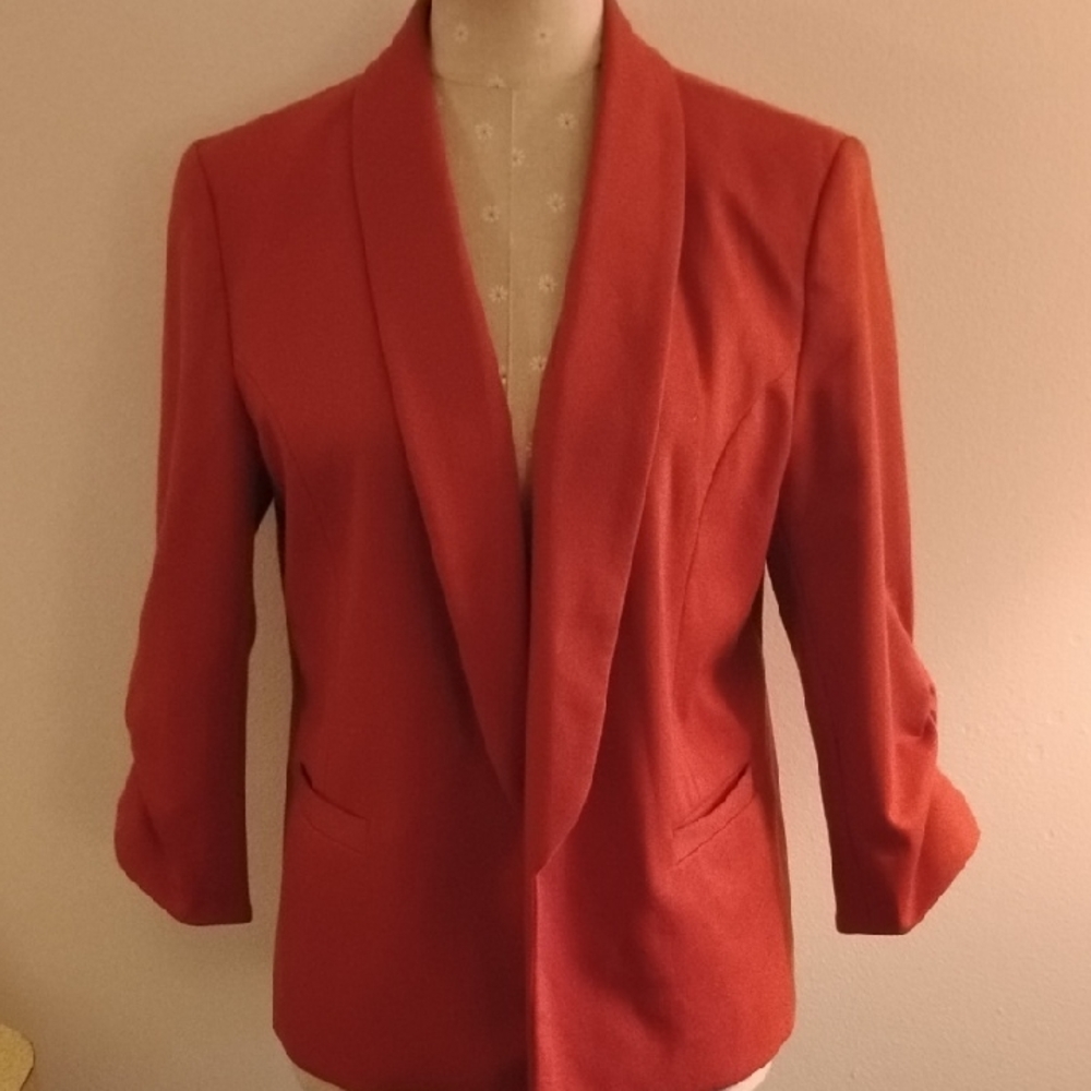 Jules & Leopold Elegant Scarlet Blazer